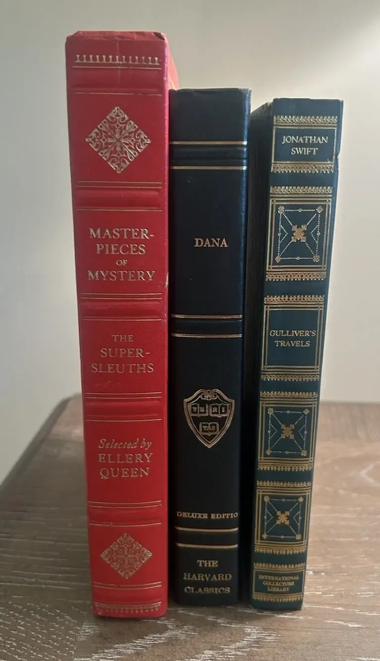 Vtg Lot Of 3 Collectors Hardcover Books The Super-Sleuths Dana Gullivers Travels